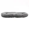 Coussin ovale gris antidérapant pour chien - 60x40x6cm