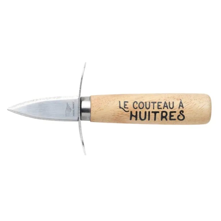 Couteau à huître inox Pradel France manche bois