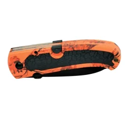 Couteau de chasse pliant Keos 3 Lames 9cm manche camo blaze black