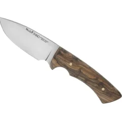 Couteau de chasse Rhino lame acier inox 10cm manche olivier