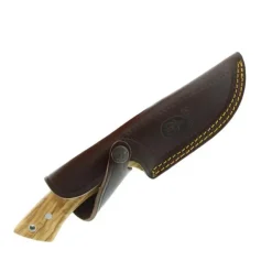 Couteau de chasse Rhino lame acier inox 10cm manche olivier