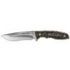 Couteau droit lame 10cm acier inox 420A manche imitation corne