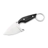 Couteau Enki - Lame Drop Point 5,8 cm en Acier 440B avec Manche Micarta Noir