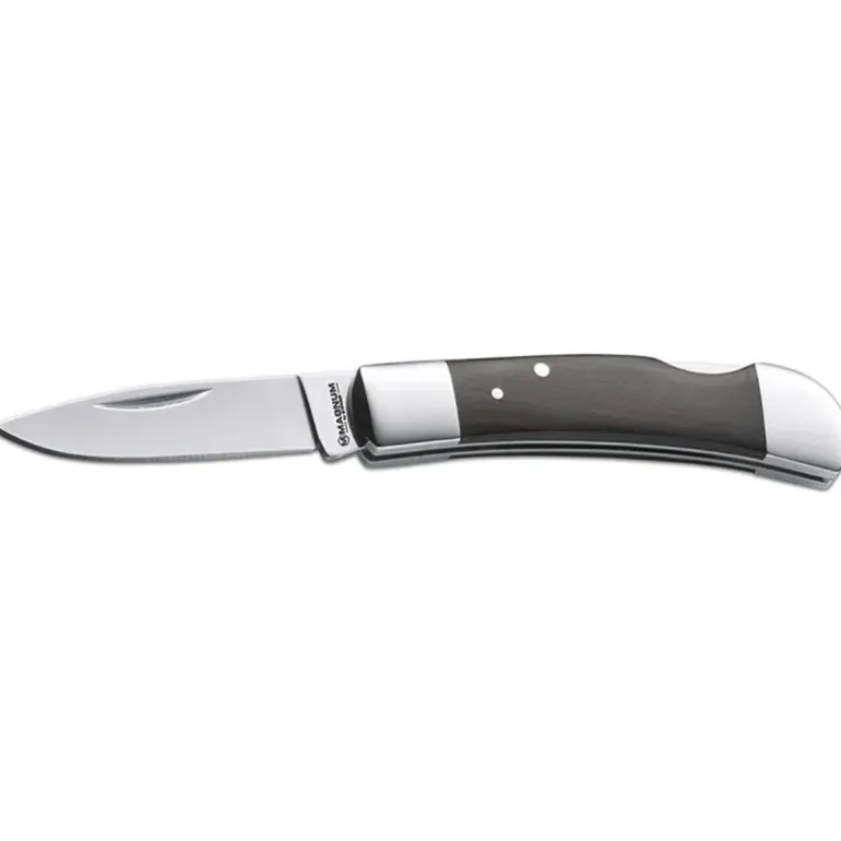 Couteau Jewel - Lame Drop Point 5,5 cm en Acier 440 avec Manche Bois de Rose