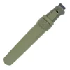 Couteau Kansbol lame acier Sandvik 10,9cm manche caoutchouc vert