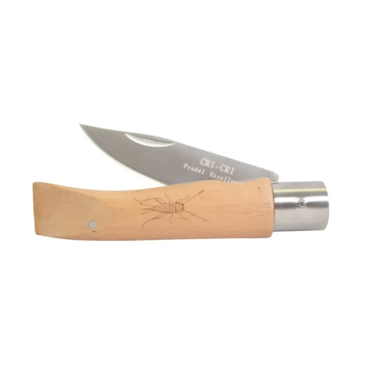 Couteau Pliant Montagnard lame 9cm manche bois vernis