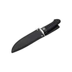 Couteau Sledgedog Boker - Lame Drop Point 17 cm - Manche TPR Noir