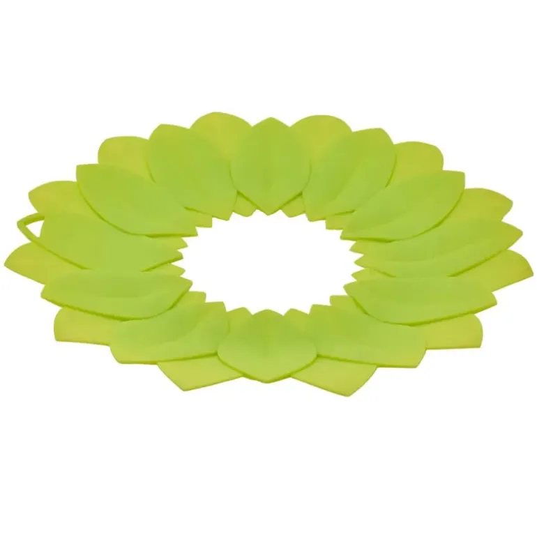 Couvercle anti-débordement silicone 33cm feuilles cuisine