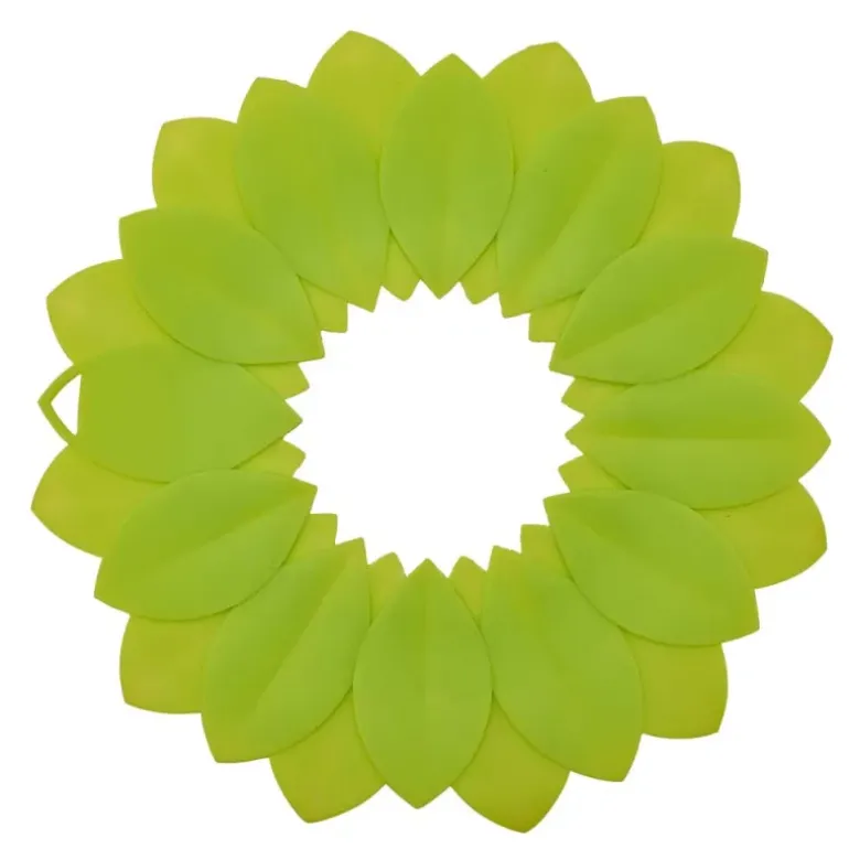 Couvercle anti-débordement silicone 33cm feuilles cuisine