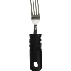 Couverts ergonomiques senior manche épais plastique - Set 4 pièces