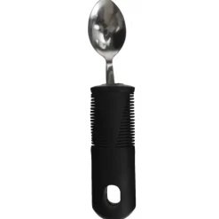 Couverts ergonomiques senior manche épais plastique - Set 4 pièces