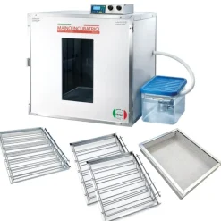 Couveuse + 1 Tiroir caille à poule + 2 Tiroirs oeufs oie - paon -dinde + 1 Panier d'éclosion + 1 Kit humidification