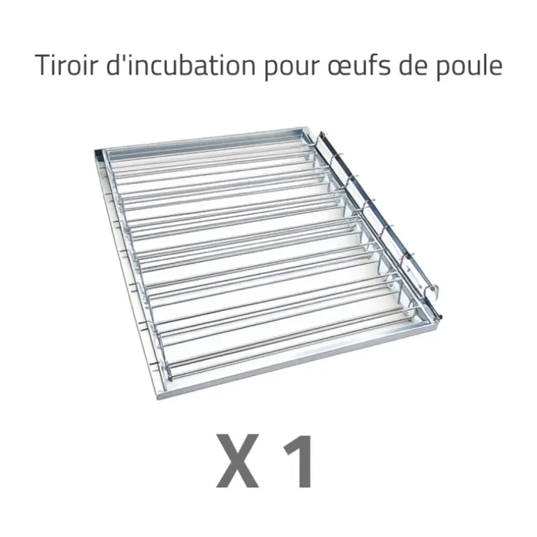 Couveuse + 1 Tiroir de caille à poule + 1 Panier d'éclosion + 1 Kit humidification