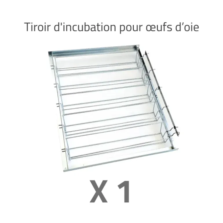 Couveuse + 1 Tiroir de caille à poule + 1 Tiroir oeufs oie - paon -dinde + 1 Panier d'éclosion