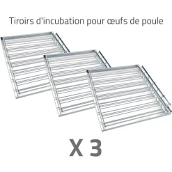 Couveuse + 3 Tiroirs de caille à poule