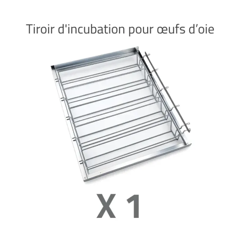 Couveuse + 2 Tiroirs de caille à poule + 1 Tiroir oeufs oie - paon -dinde