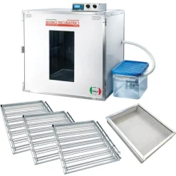 Couveuse + 3 Tiroirs de caille à poule + 1 Panier d'éclosion + 1 Kit humidification