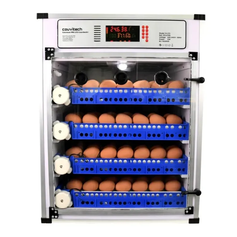 Couveuse Automatique PRO Couvitech® 272 œufs - Incubation Haute Performance