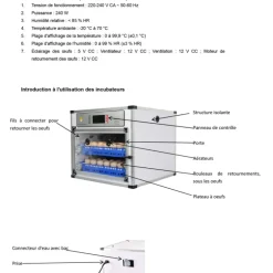 Couveuse Automatique PRO Couvitech® 68 œufs - Incubation Haute Performance