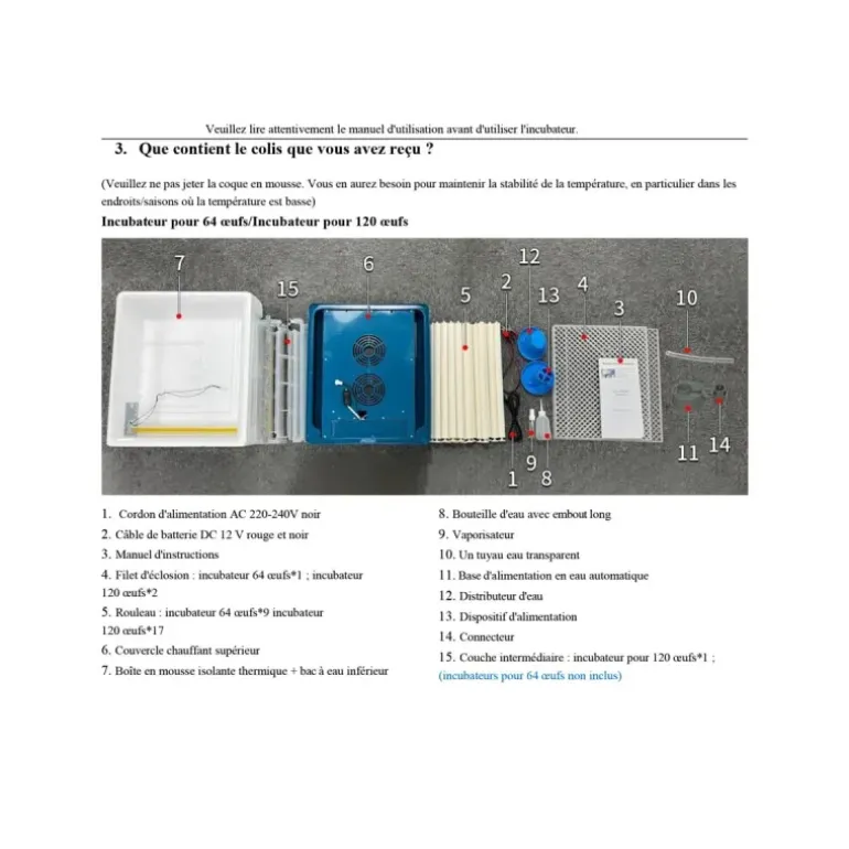 Couveuse automatique SP Couvitech® 64 œufs - Incubation professionnelle