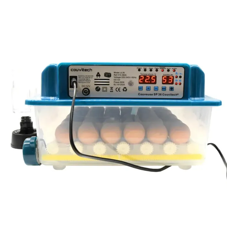Couveuse Automatique SP Couvitech® 36 Œufs - Incubation Professionnelle et Fiable
