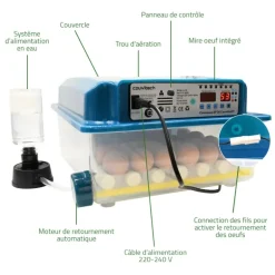 Couveuse Automatique SP Couvitech® 36 Œufs - Incubation Professionnelle et Fiable