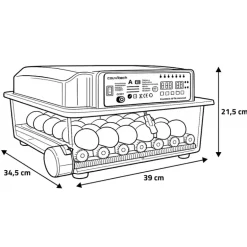 Couveuse Automatique SP Couvitech® 36 Œufs - Incubation Professionnelle et Fiable