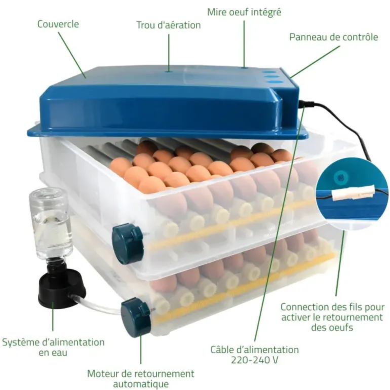 Couveuse automatique SP Couvitech® 120 œufs - Incubation professionnelle