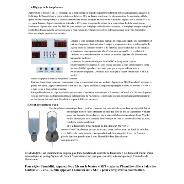 Couveuse automatique SP Couvitech® 120 œufs - Incubation professionnelle