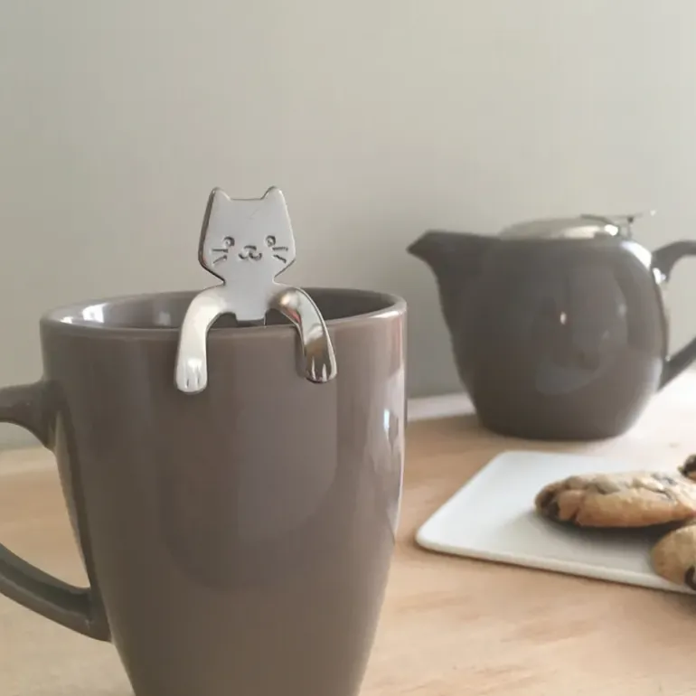 Cuillères chat Pradel France Acier inoxydable