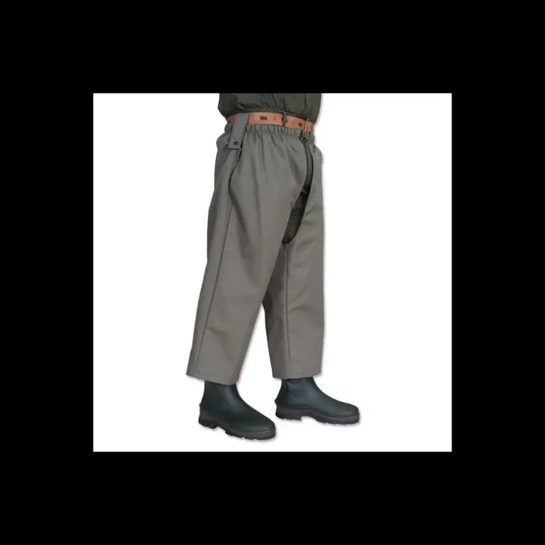 Cuissard léger anti-ronces polyester doublé coton kaki S à 2XL