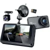 Dashcam avant/arrière HD + carte microSD 32Go incluse