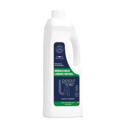 Déboucheur liquide naturel DISSOUT'VORE 1L - Écoulement lent et prévention