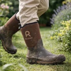 Demi bottes Clean Garden souples imperméables marron 40 à 47