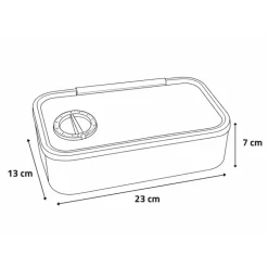 Distributeur de nourriture avec minuterie 23 x 13 x 7 cm