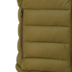 Doudoune sans manche polyamide kaki M à 2XL