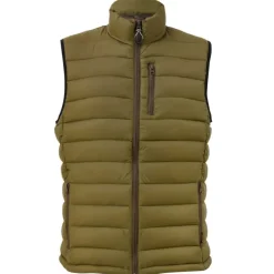 Doudoune sans manche polyamide kaki M à 2XL