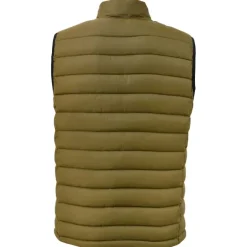 Doudoune sans manche polyamide kaki M à 2XL