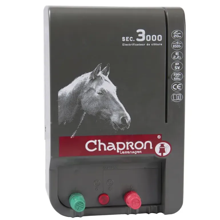 Electrificateur clôture SEC 3000 - Chapron Lemenager 2,2 J
