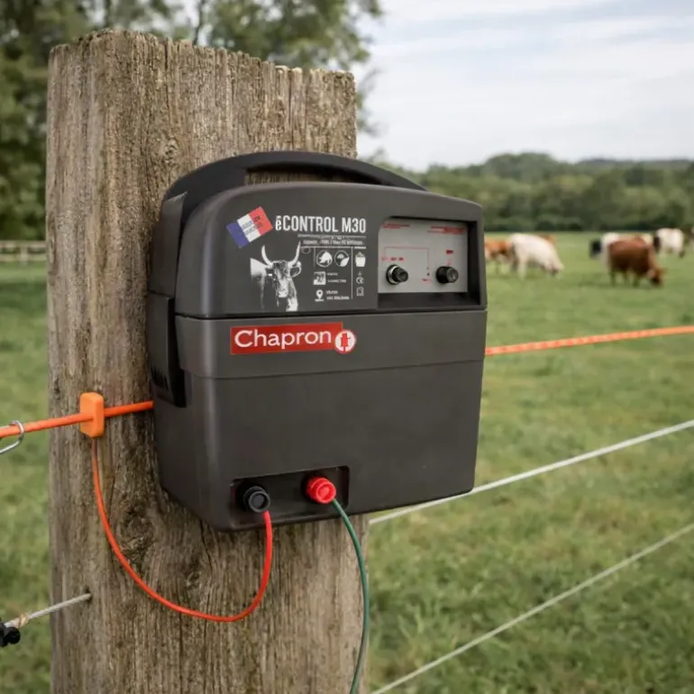 Electrificateur connecté eCONTROL M30 - Contrôle à distance 25 km - 15000V - GPS & Alertes
