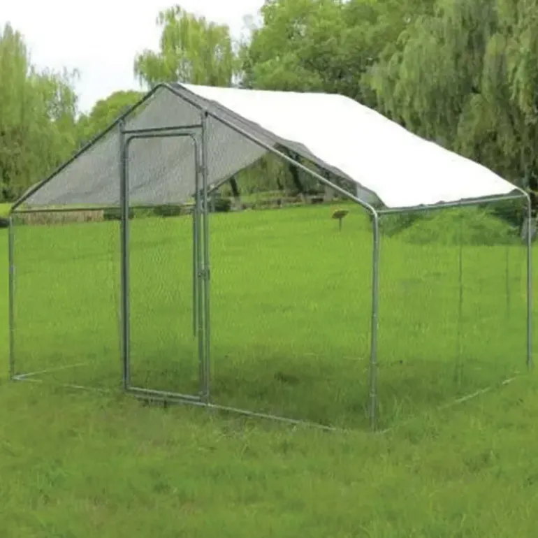 Enclos à volailles 6 m² avec toit étanche et cadre renforcé
