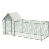 Enclos à volailles 3x1x1,5 m avec bâche Robuste et pratique