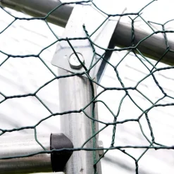 Enclos pour volailles 12m² - Structure galvanisée 4x3x2m