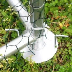 Enclos pour volailles 12m² - Structure galvanisée 4x3x2m