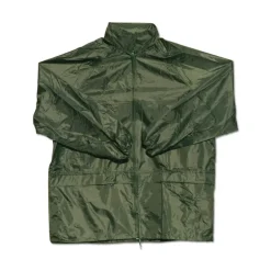 Ensemble pluie coupe vent imperméable polyester kaki M à 3XL