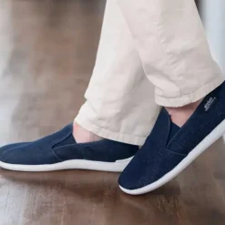 Espadrilles Rescudo Bleu Marine pour Homme - Tige Basse