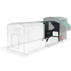 Extension de 1m pour enclos 2 m poulailler surélevé 8-15 poules