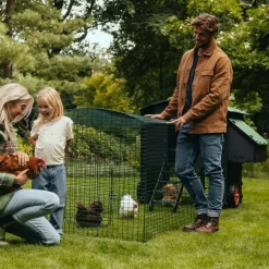 Extension de 1m pour enclos 2 m poulailler surélevé 8-15 poules
