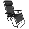 Fauteuil relax acier 176x67x110cm dossier 5 positions