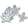Feuille de chêne à l'unité en aluminium 6,5x5 cm